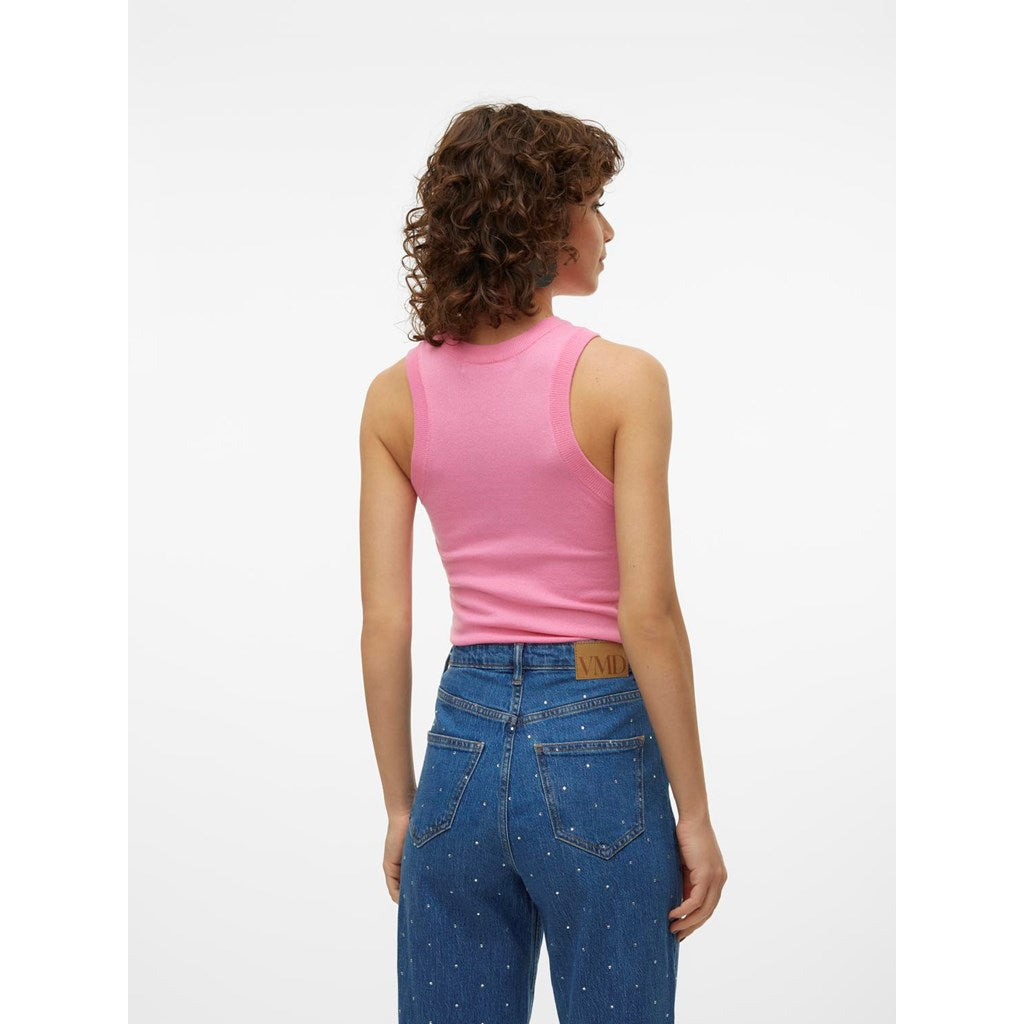 Polly Pullover Sleeveless Tank - Pink Cosmos