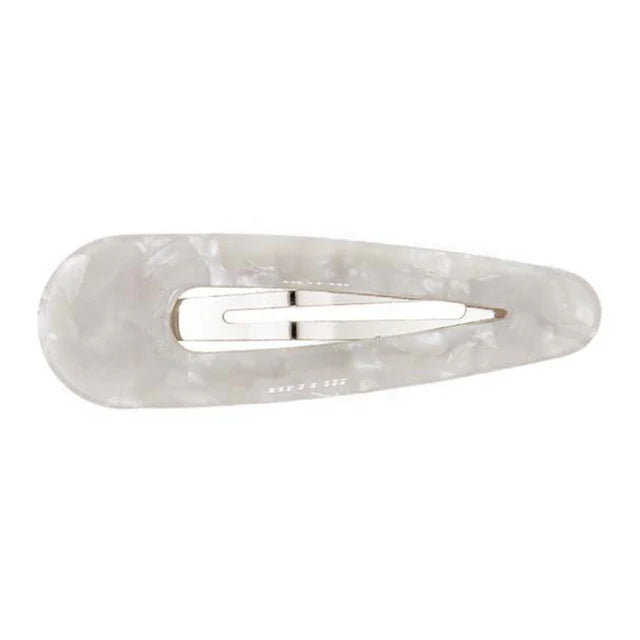 Hair Barette - White