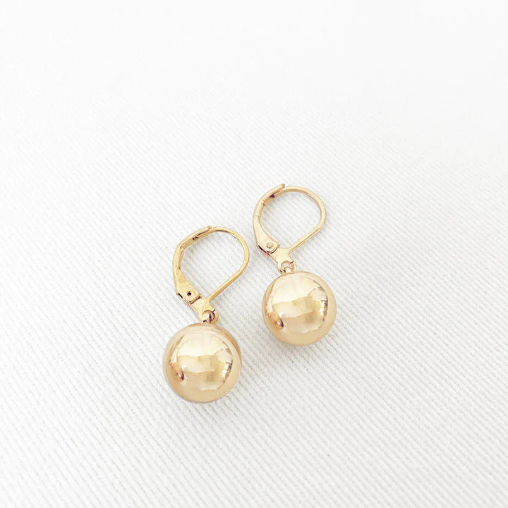 2101 - SPHERE EARRINGS - GOLD