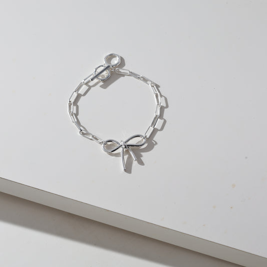 14348 - Merx Bow Bracelet (Silver)