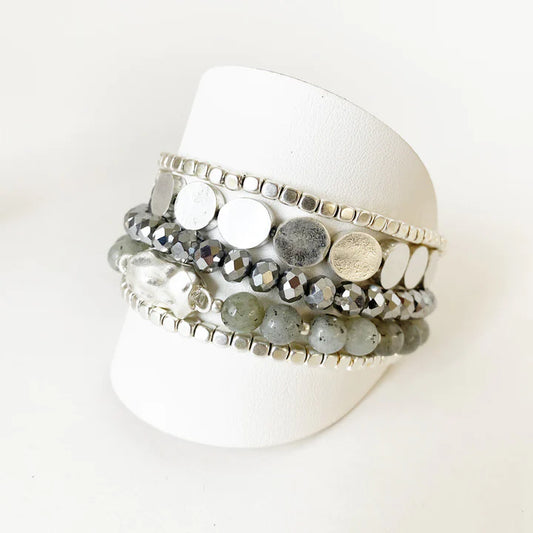 3226 - SILVER COMBO BRACELET