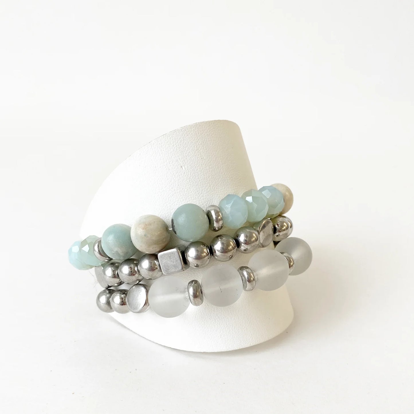 3234- AQUA TRIO BRACELET