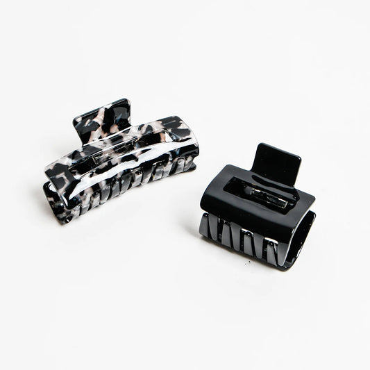 5019 - NOIR HAIR CLIPS (SET OF 2)