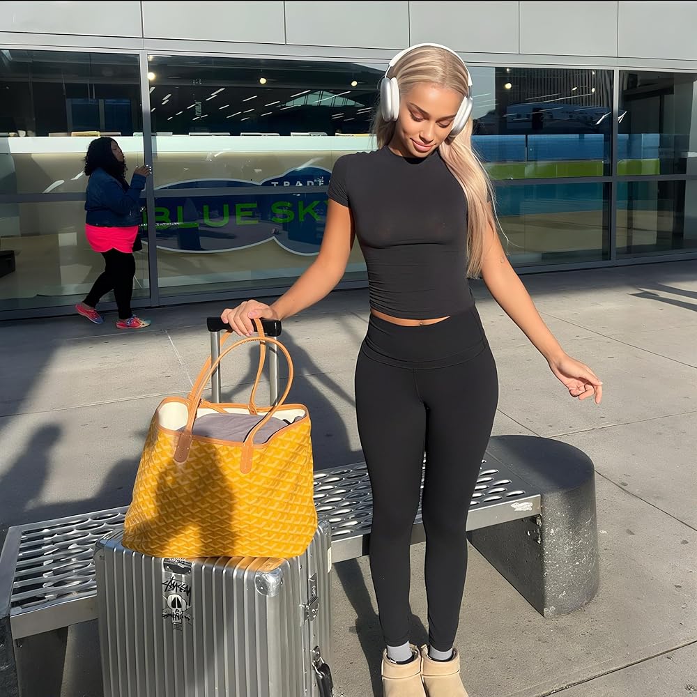 Yoga Band Leggings (Black)