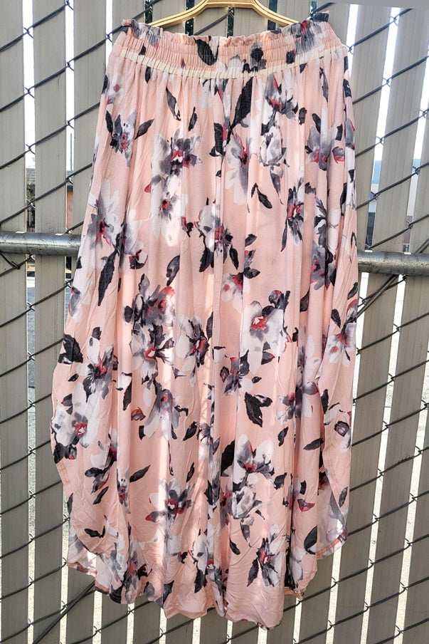 Curvy - Floral Maxi Skirt