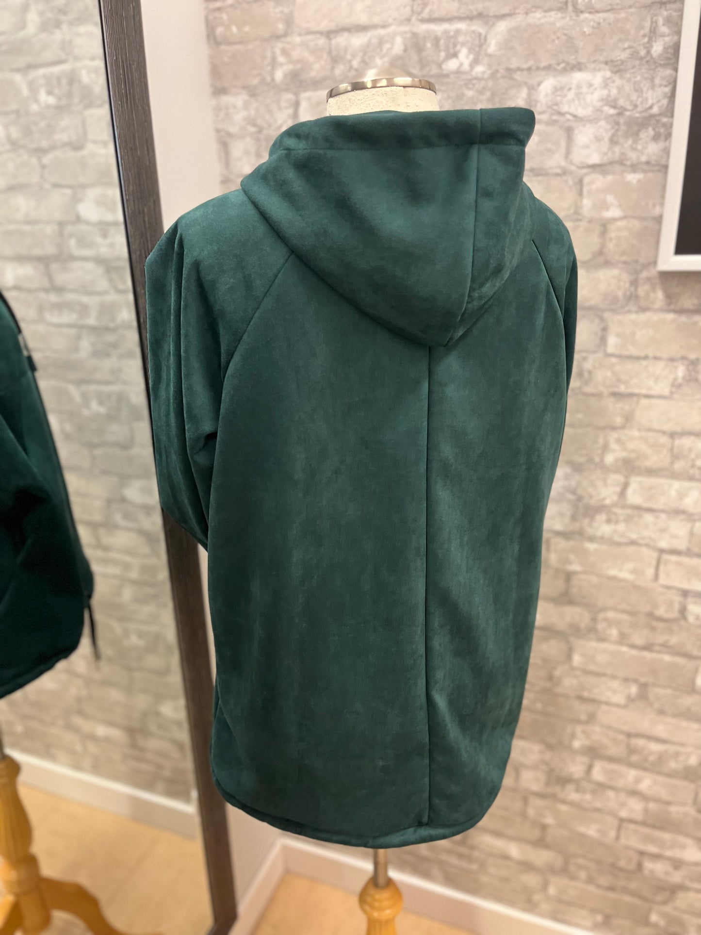 Vitesi - Hooded Bomber Jacket - Emerald Green
