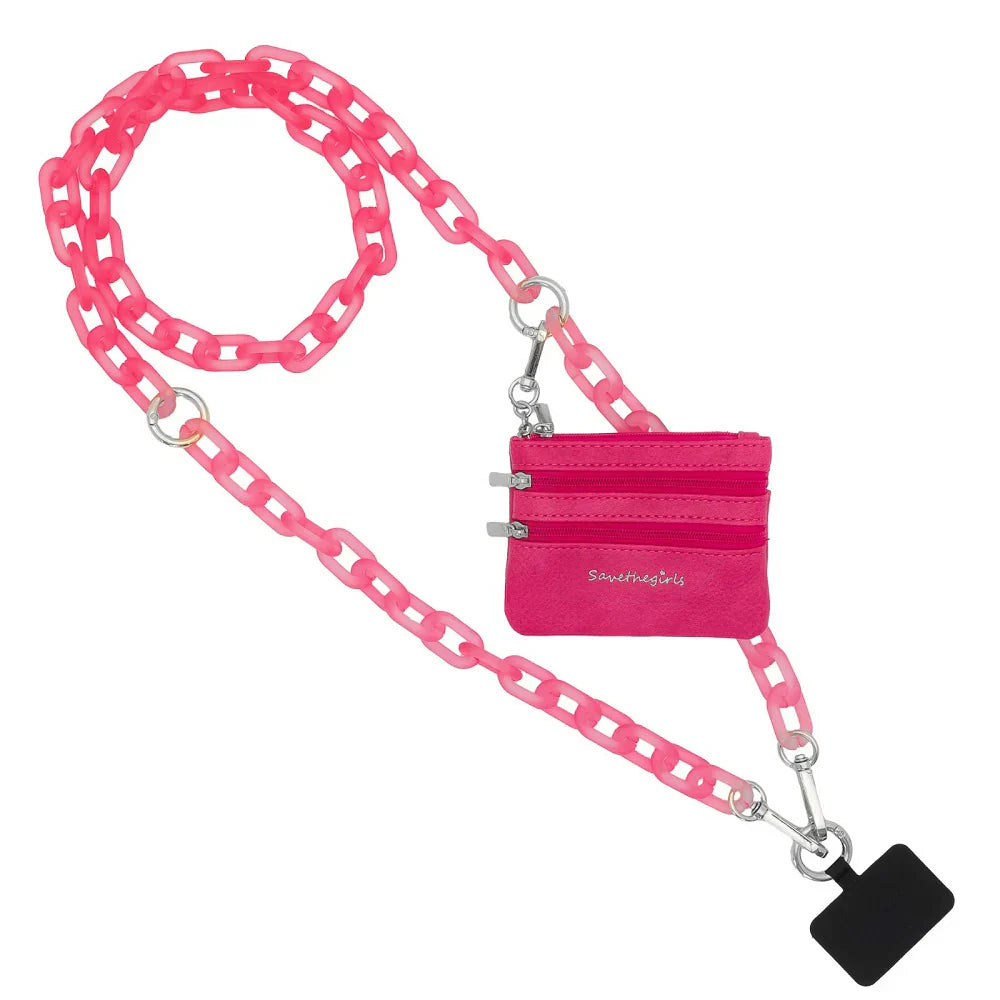 Save the Girls - Clip & Go - Ice Chain - White