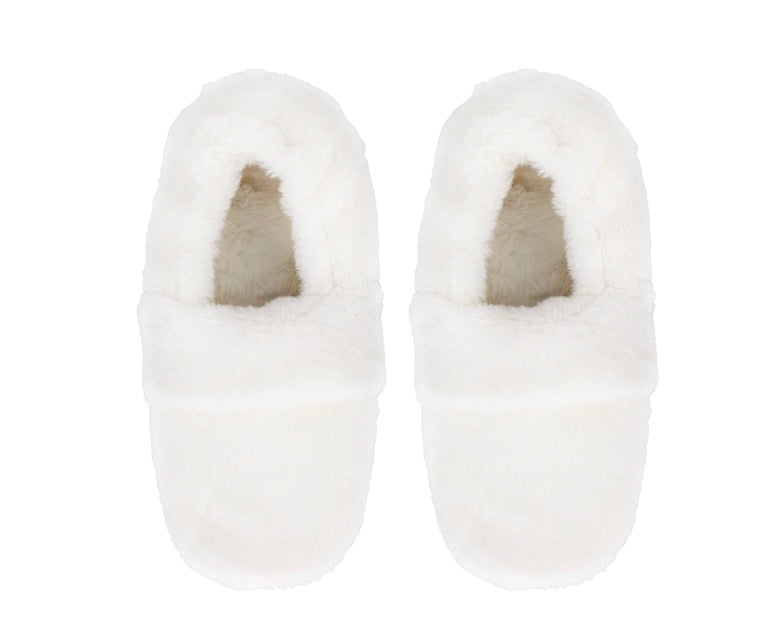Heatable Slippers - White
