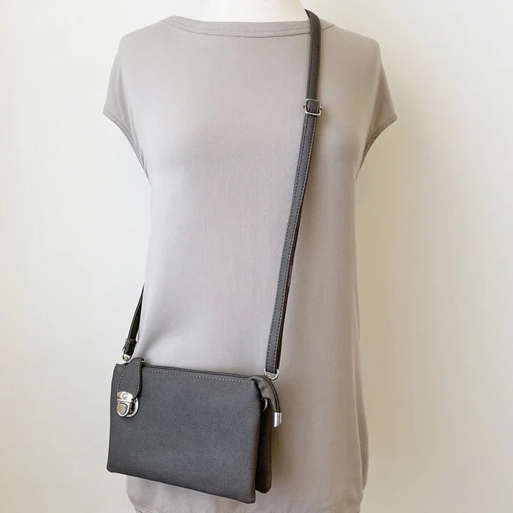 7012 - Triplet Crossbody Bag - E Olive