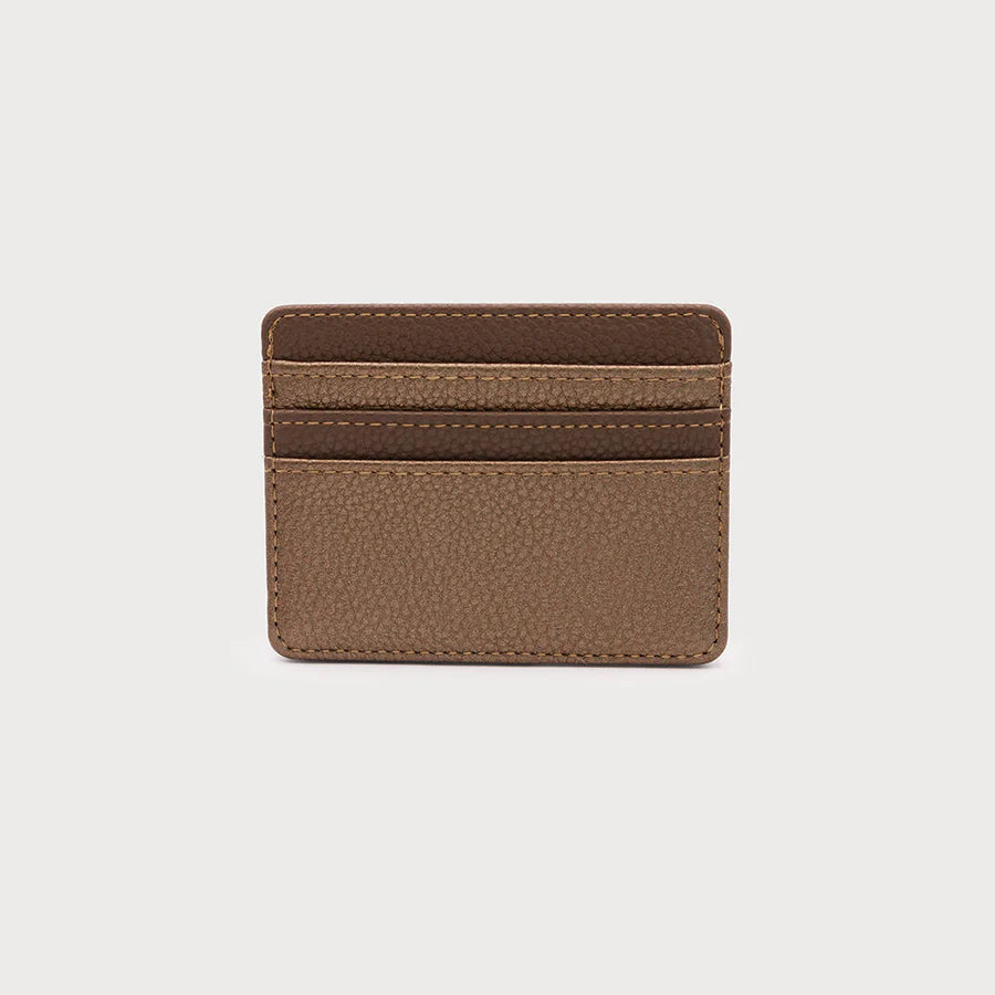 7171 - Small Card Holder with Six Slots - Bronze