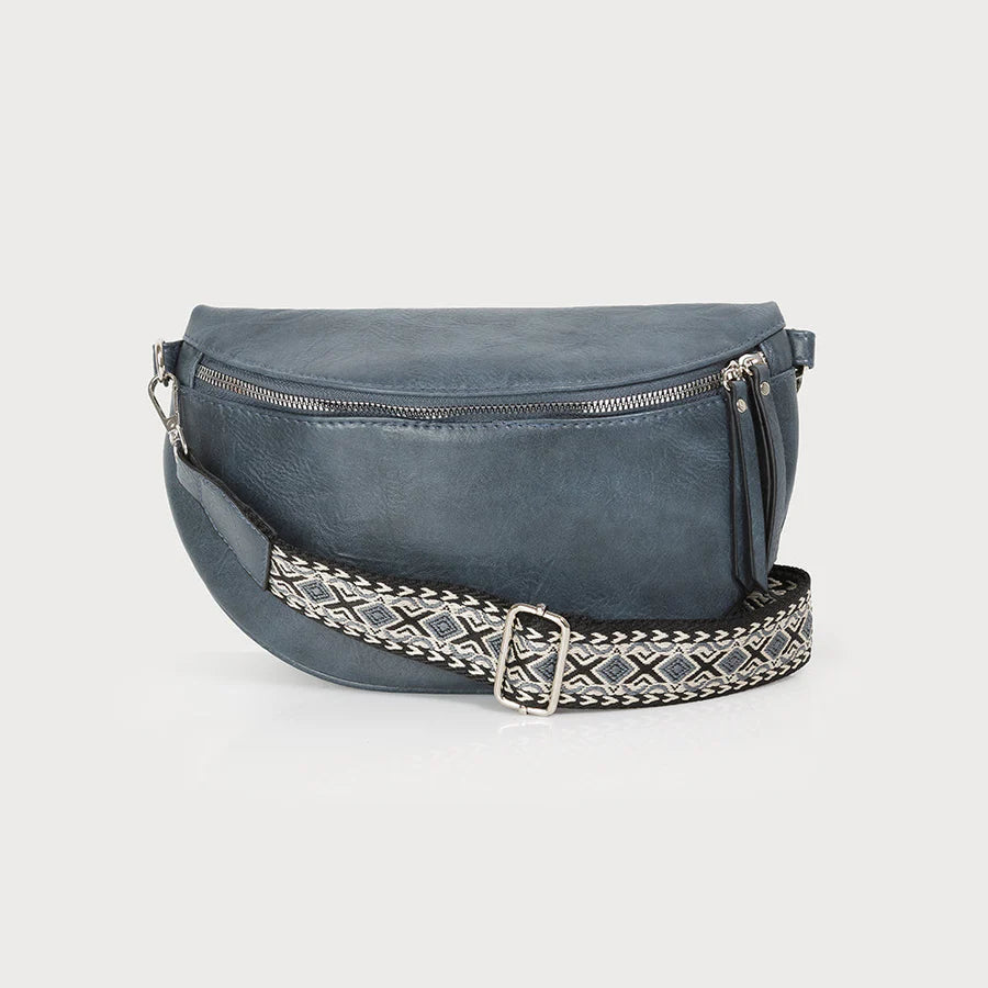 7129 Semi Circle Sling Bag - Navy