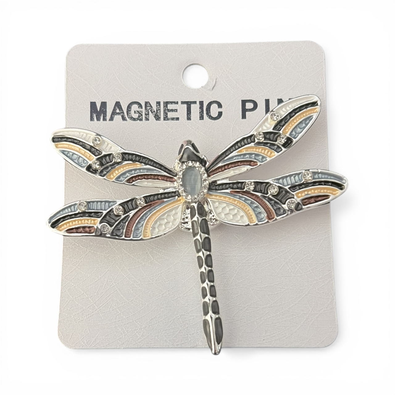 6890 magnetic brooch, dragonfly colour