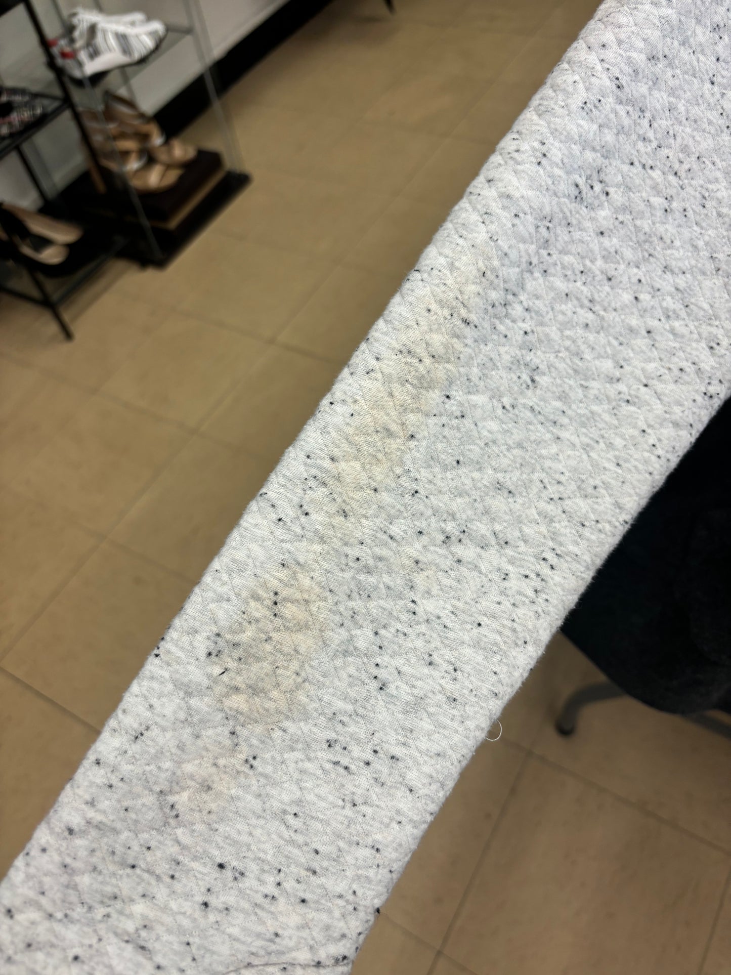 PRELOVED AMPERSAND GREY HALF ZIP (LARGE) *DAMAGED*