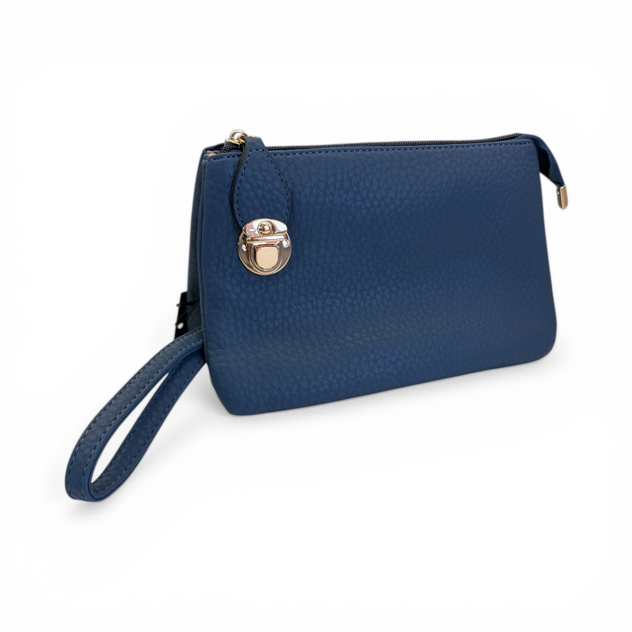 Large Triple Crossbody Bag - Navy