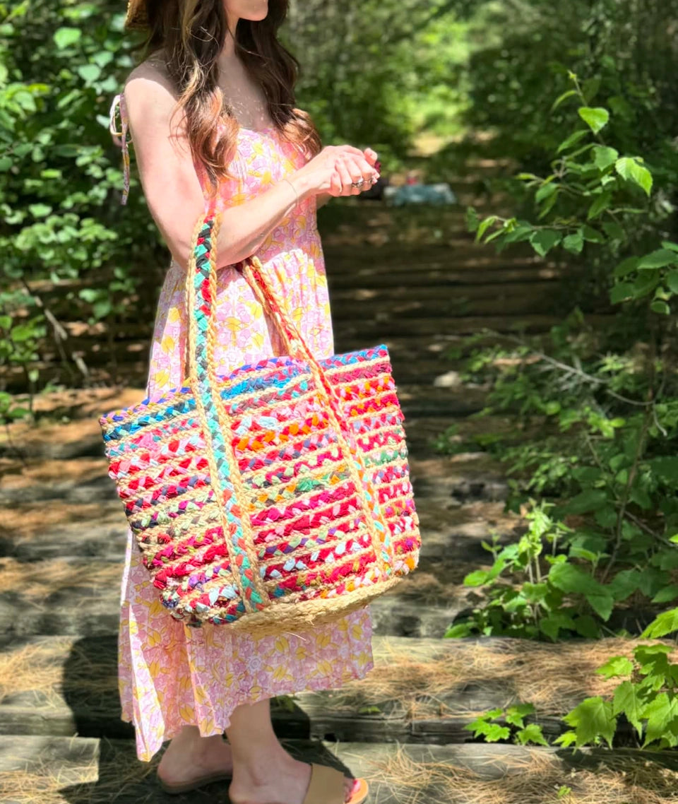 Colourful Jute Bag