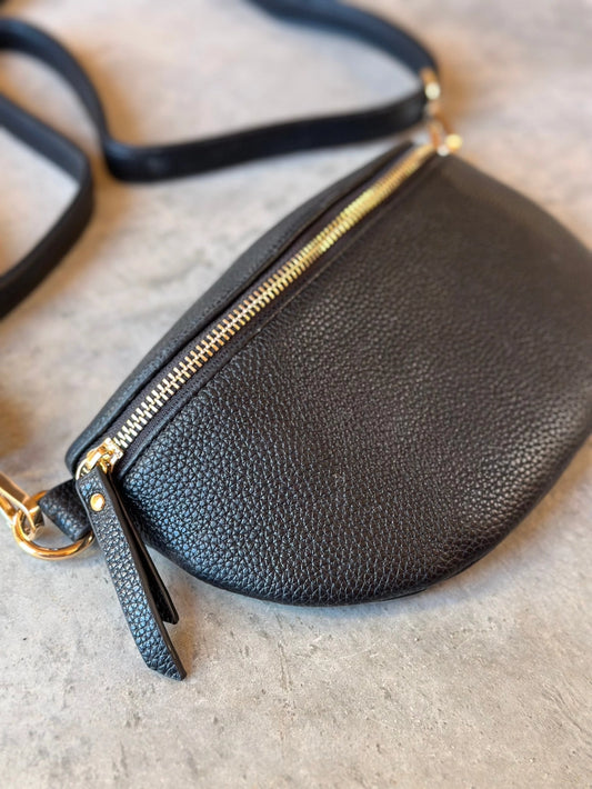 The Mello Crossbody Bag - Black