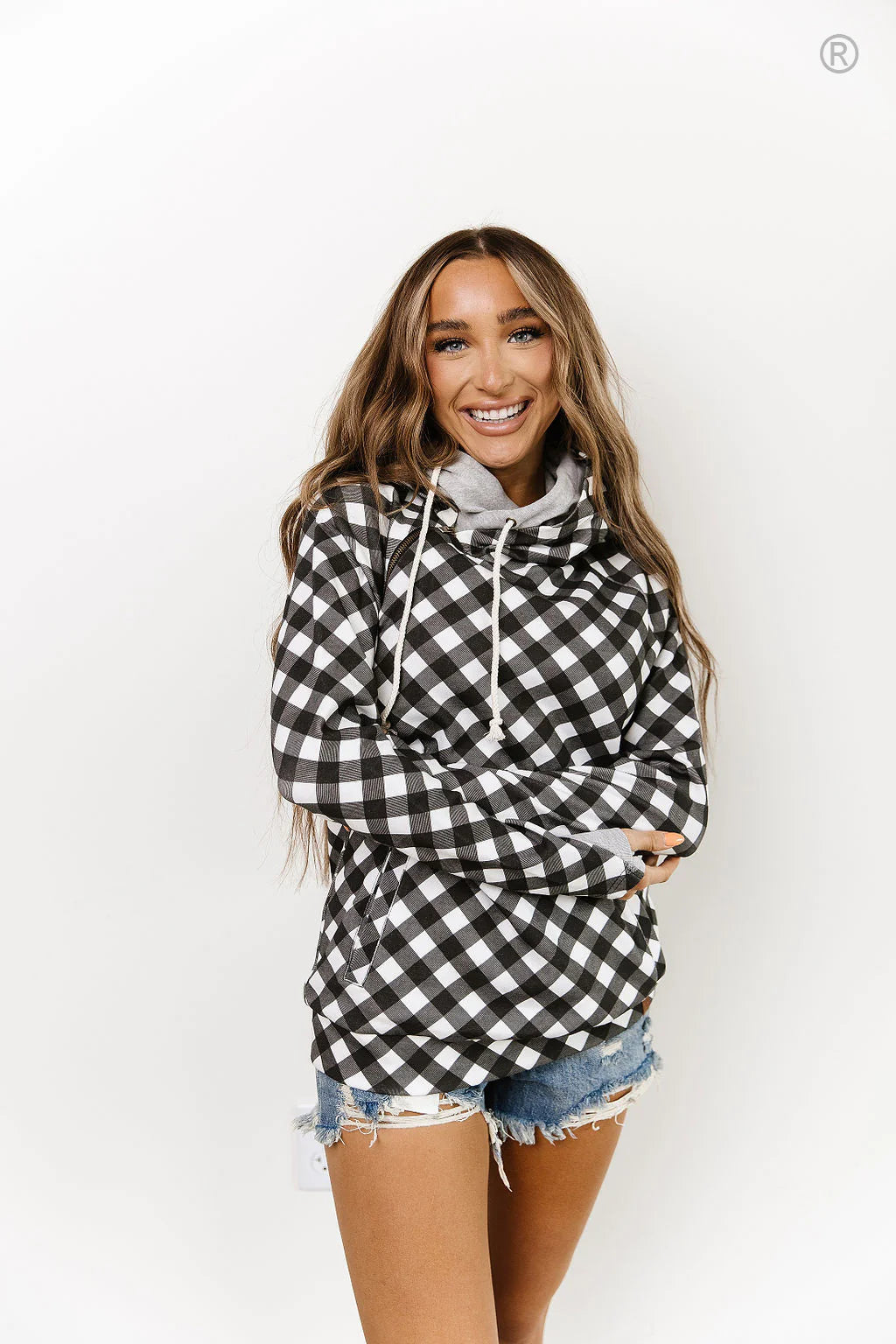 Preloved - Ampersand Avenue Doublehood™ Sweatshirt - Coffee Break