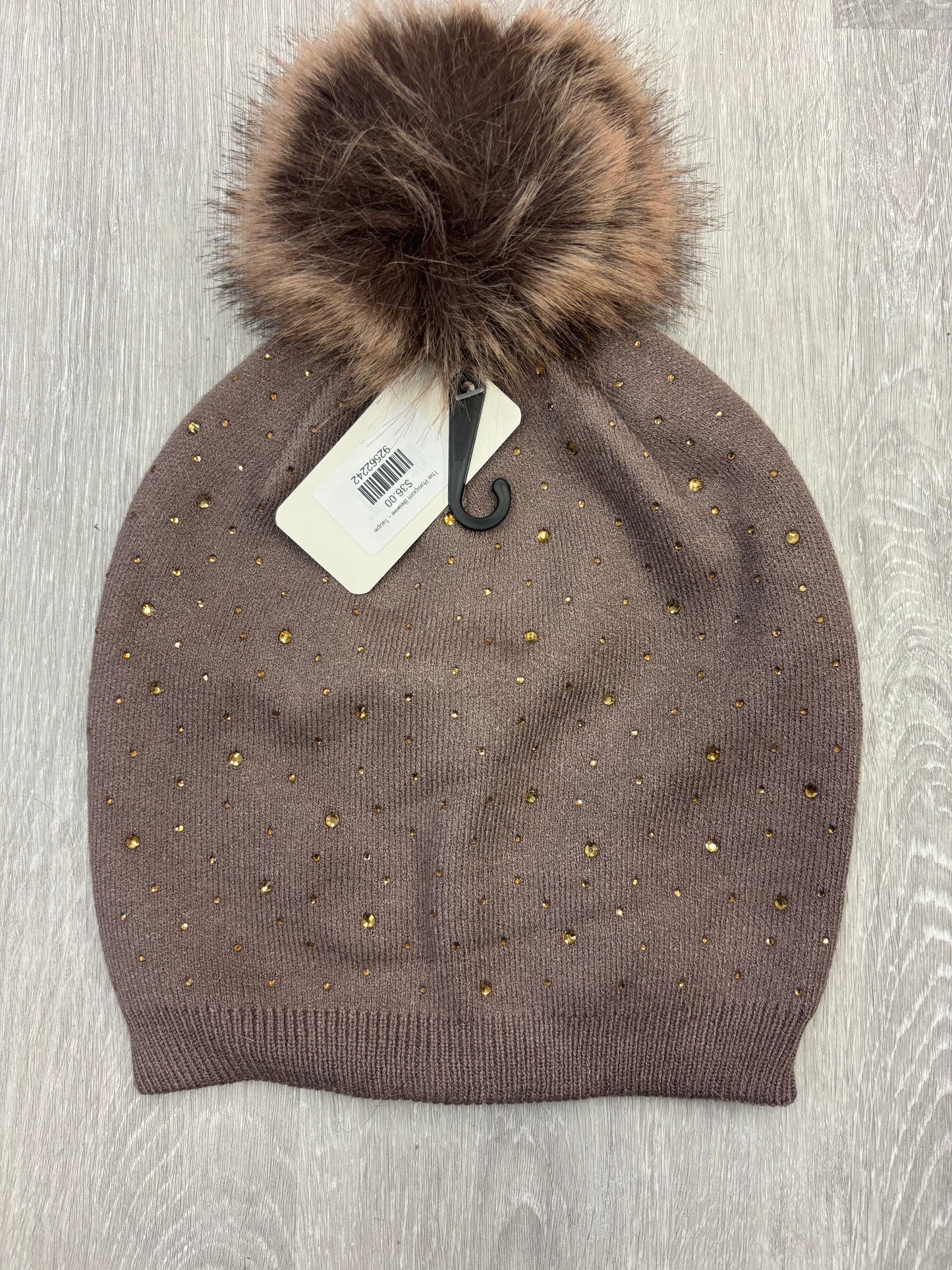 The Pompom Beanie - Taupe