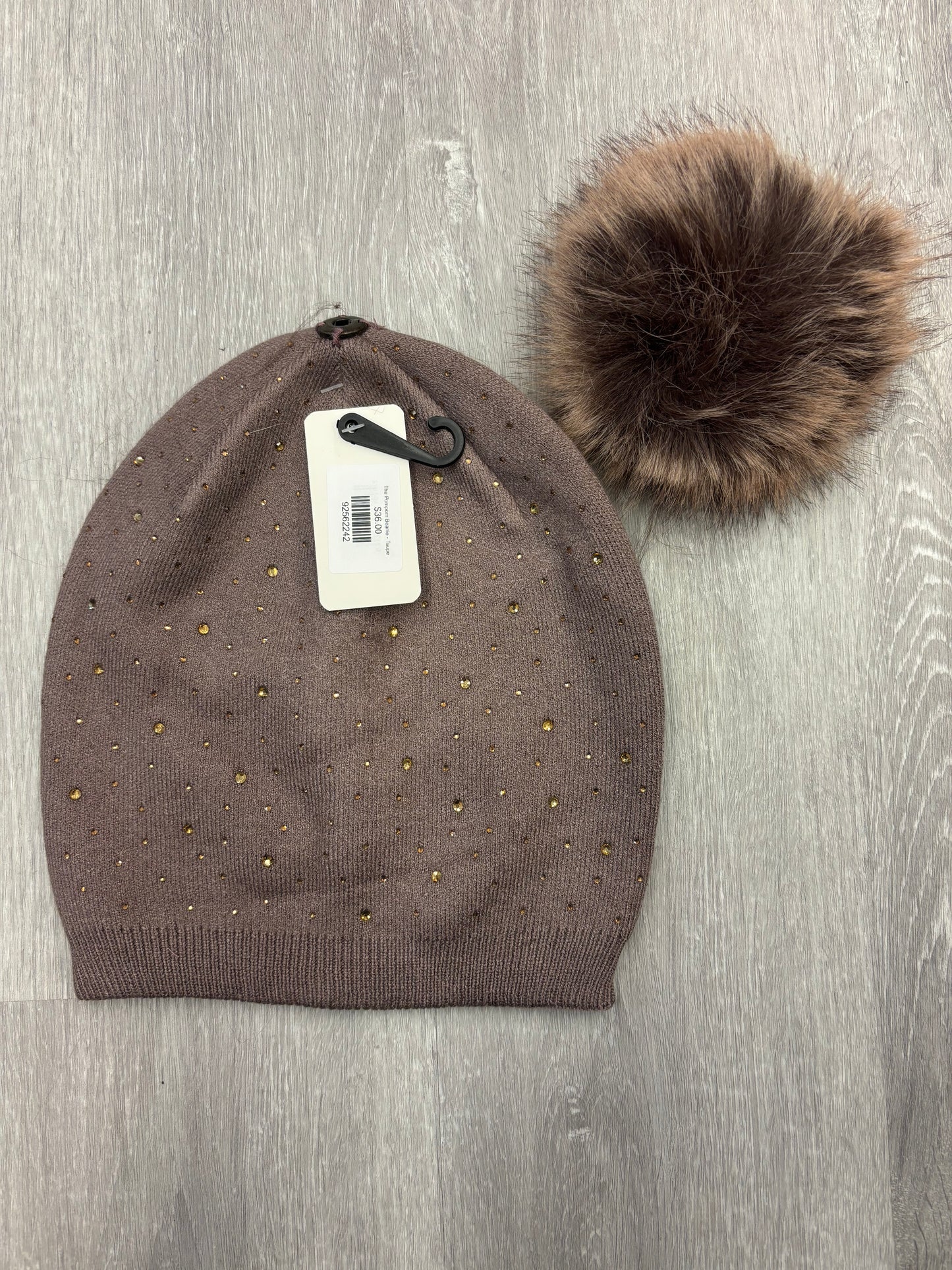 The Pompom Beanie - Taupe