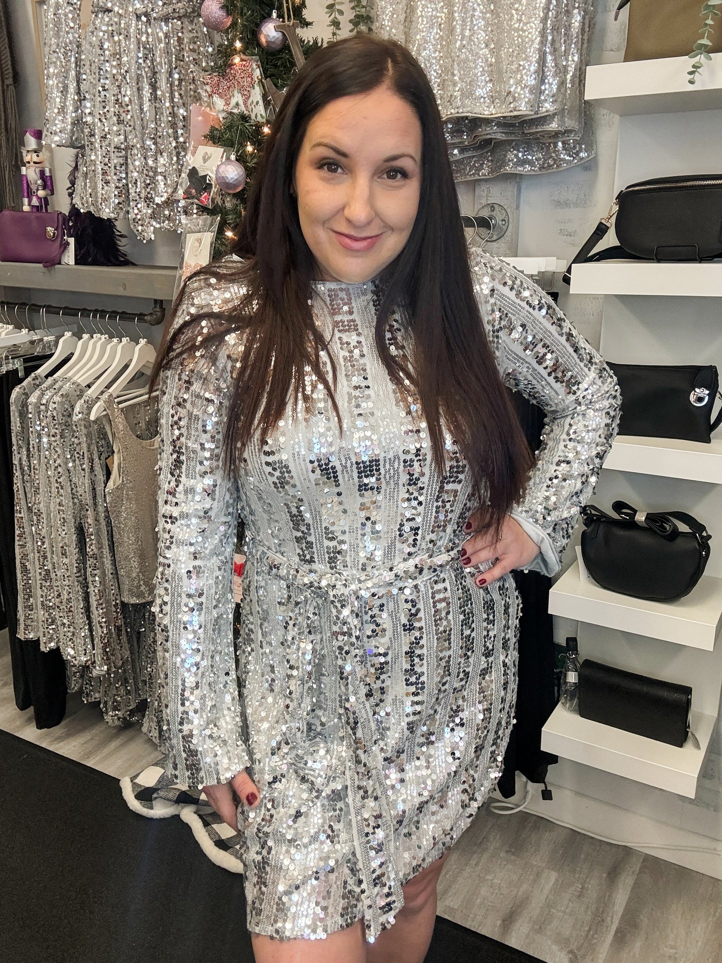 Vero Moda Efa Sequined Dress