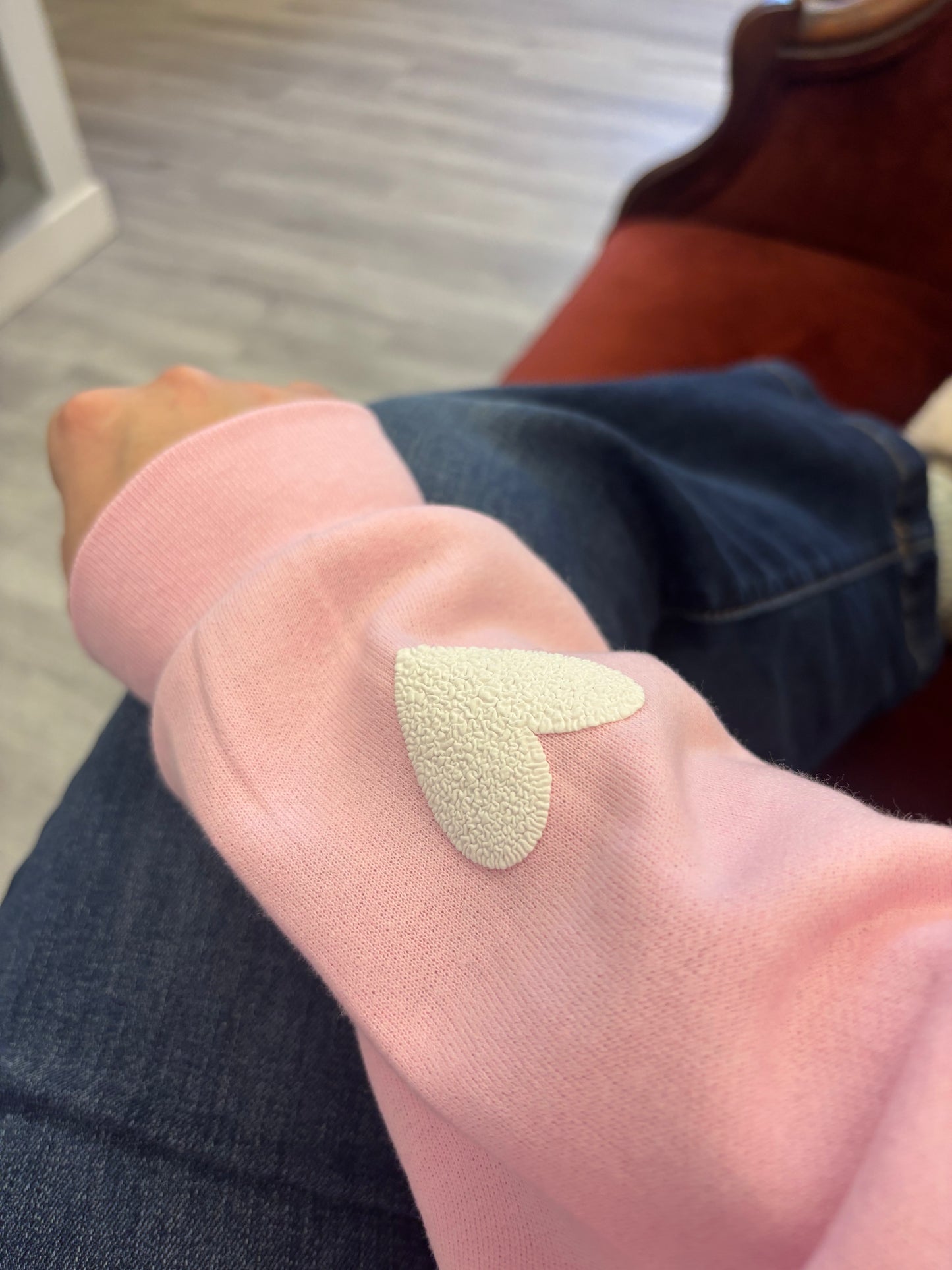 Retro Love Sweater - Pink