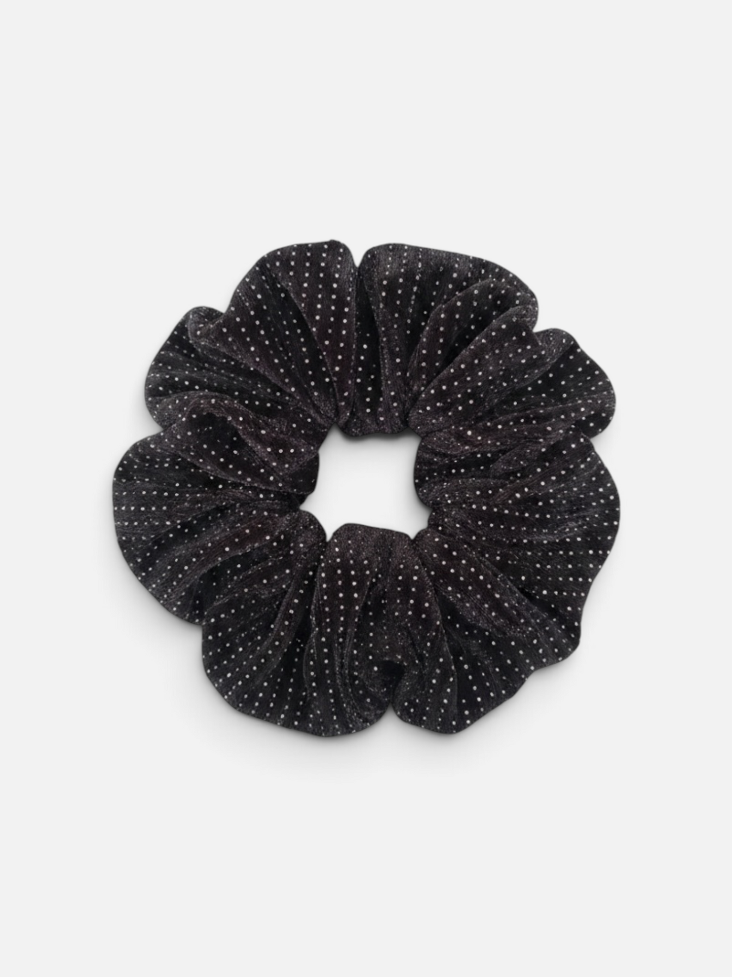 Black Sparkle Big Scrunchie