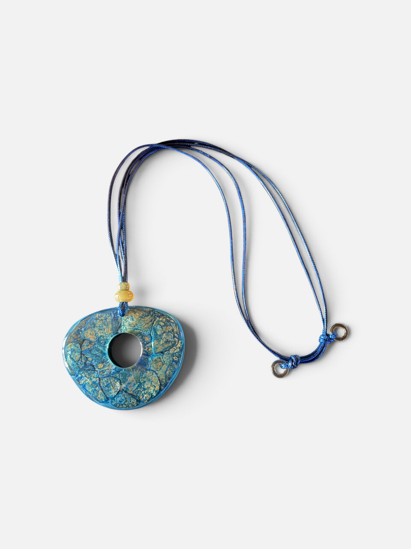 Blue Resin Long/Short Necklace