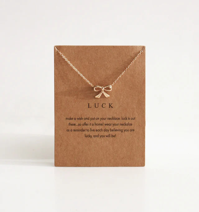 Luck Bow Necklace