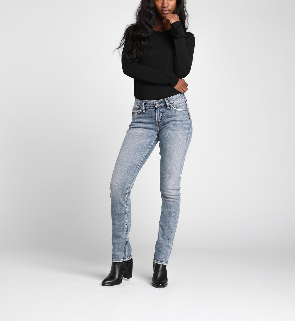 NWT - Silver Jeans Suki Mid Rise Straight Leg Jeans