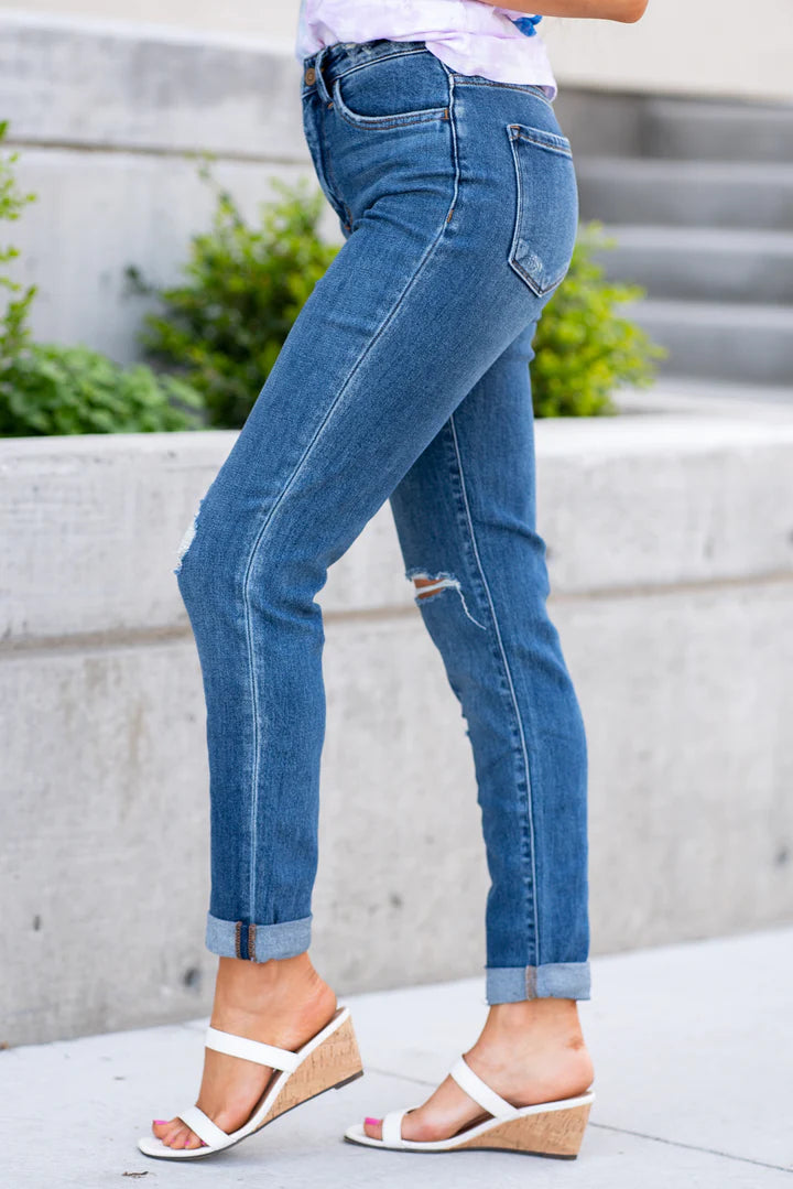 Flying Monkey Moon Legend Stretchy Mom Jeans