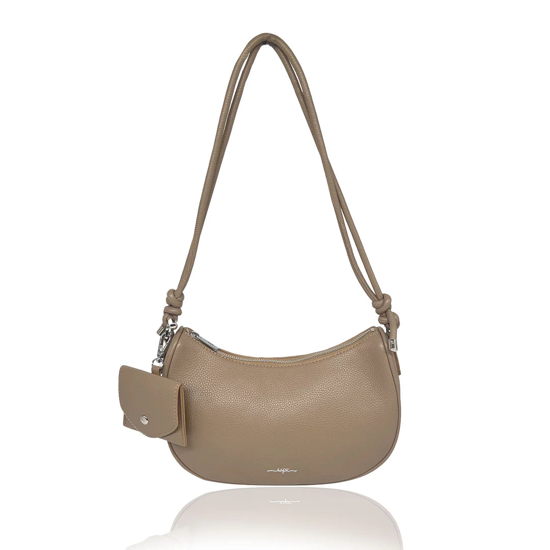 Espe - Nadine Convertible Crossbody Shoulder Bag - Beige