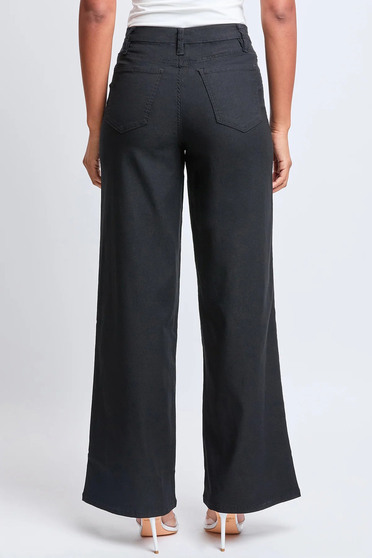Hyperstretch Wide Leg Pants - Black