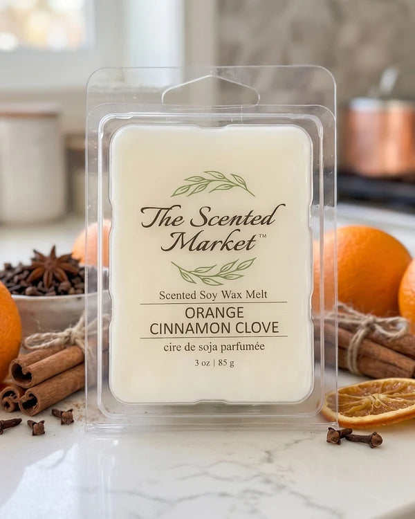 Scented Market - ORANGE CINNAMON CLOVE Soy Wax Melt