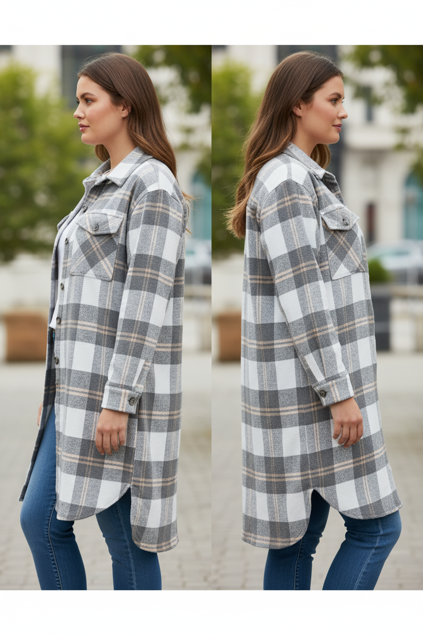 The Plaid Shacket Long Duster