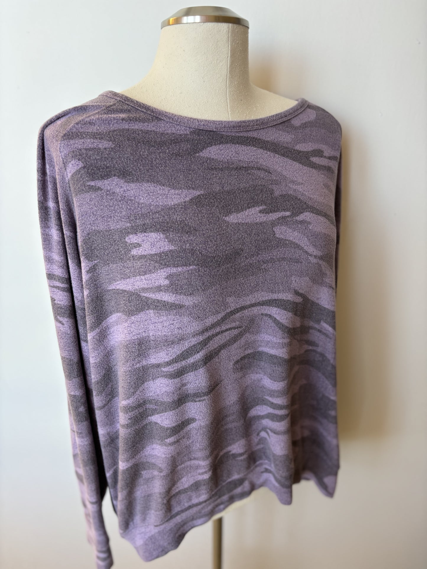 Pre-Loved Buffalo Purple Camo Sweater