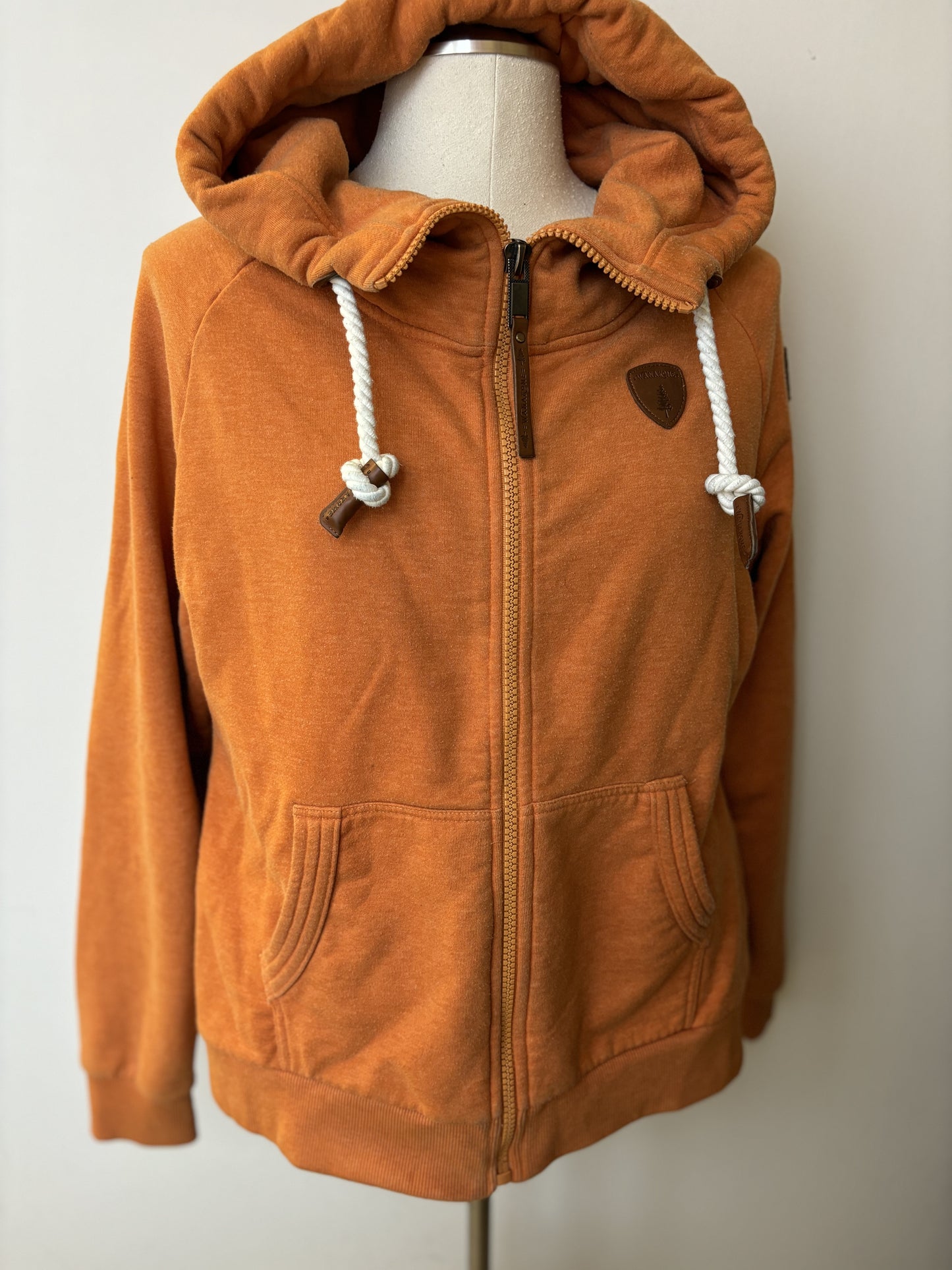 Pre-Loved Wanakome Hera Zip-Up Sweater Sunset