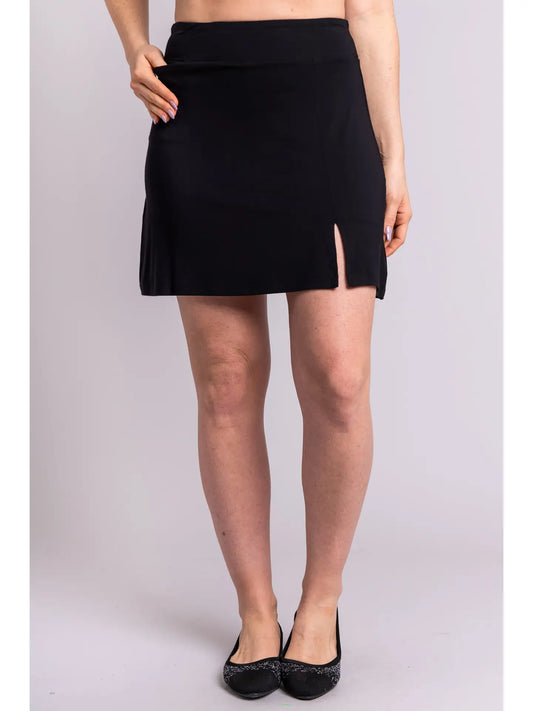 Melly Bamboo Skort- Black