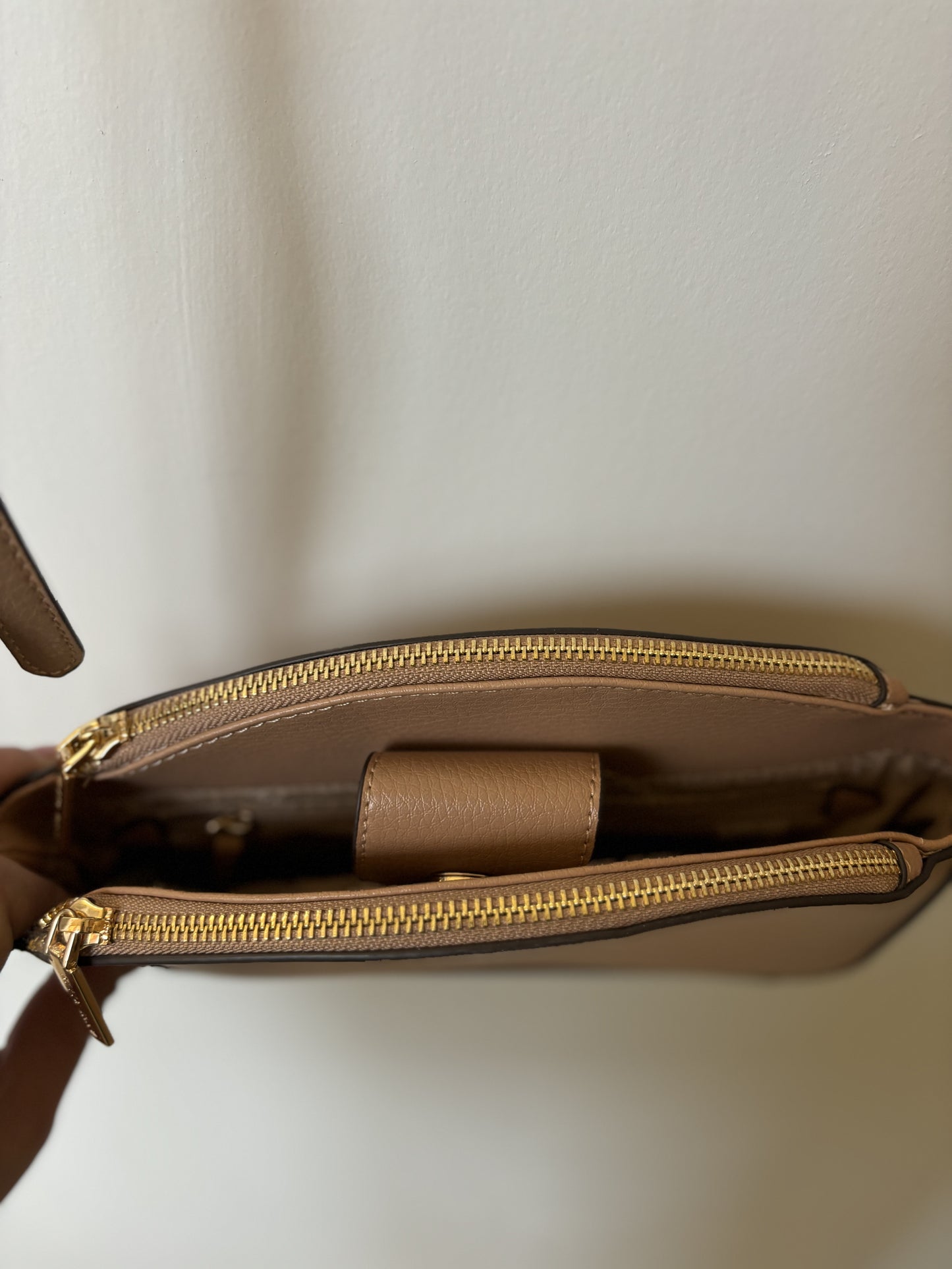 Preloved- Anne Klein Crossbody Purse - Tan
