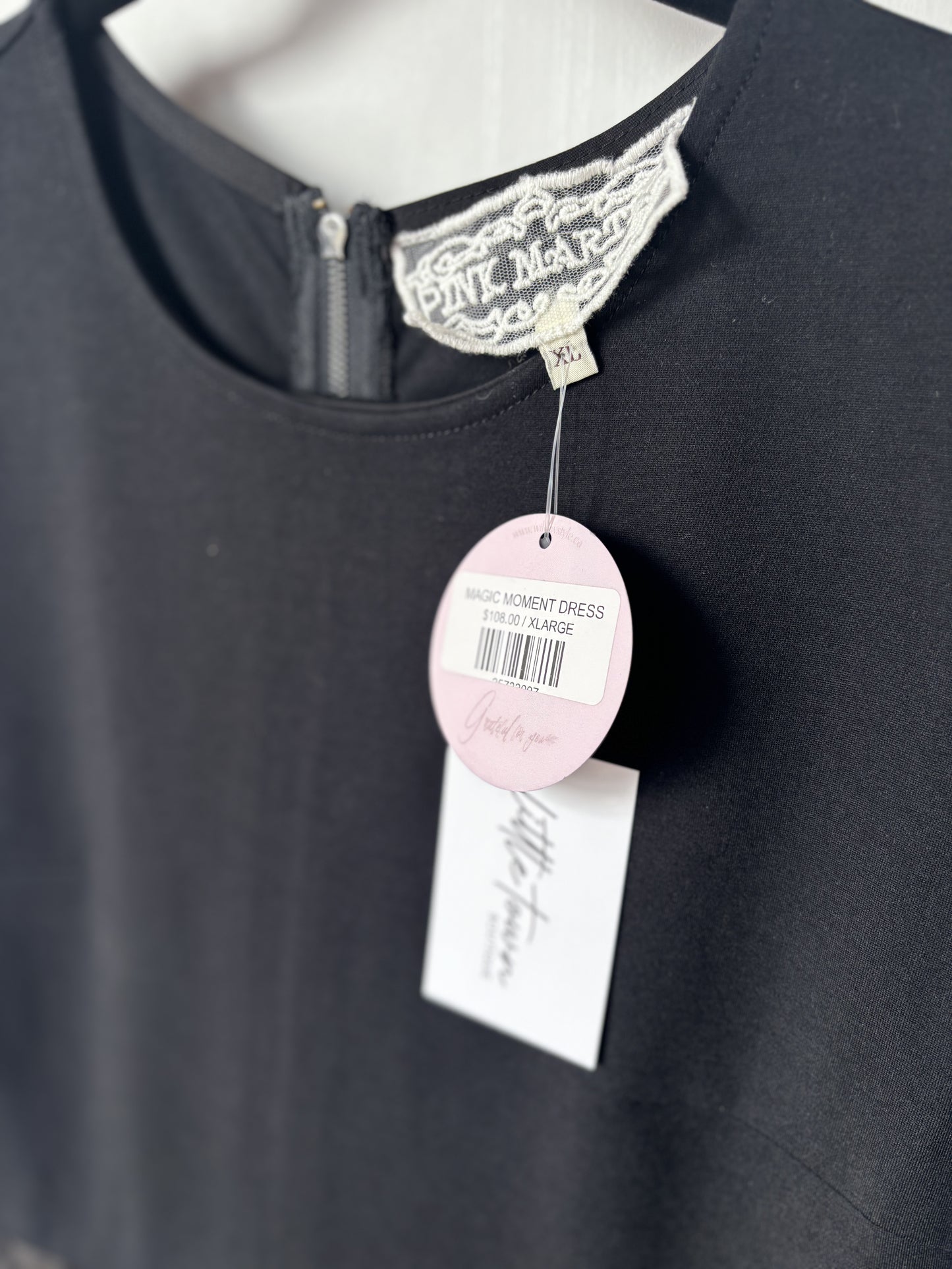 NWT- Pink Martini Black Dress