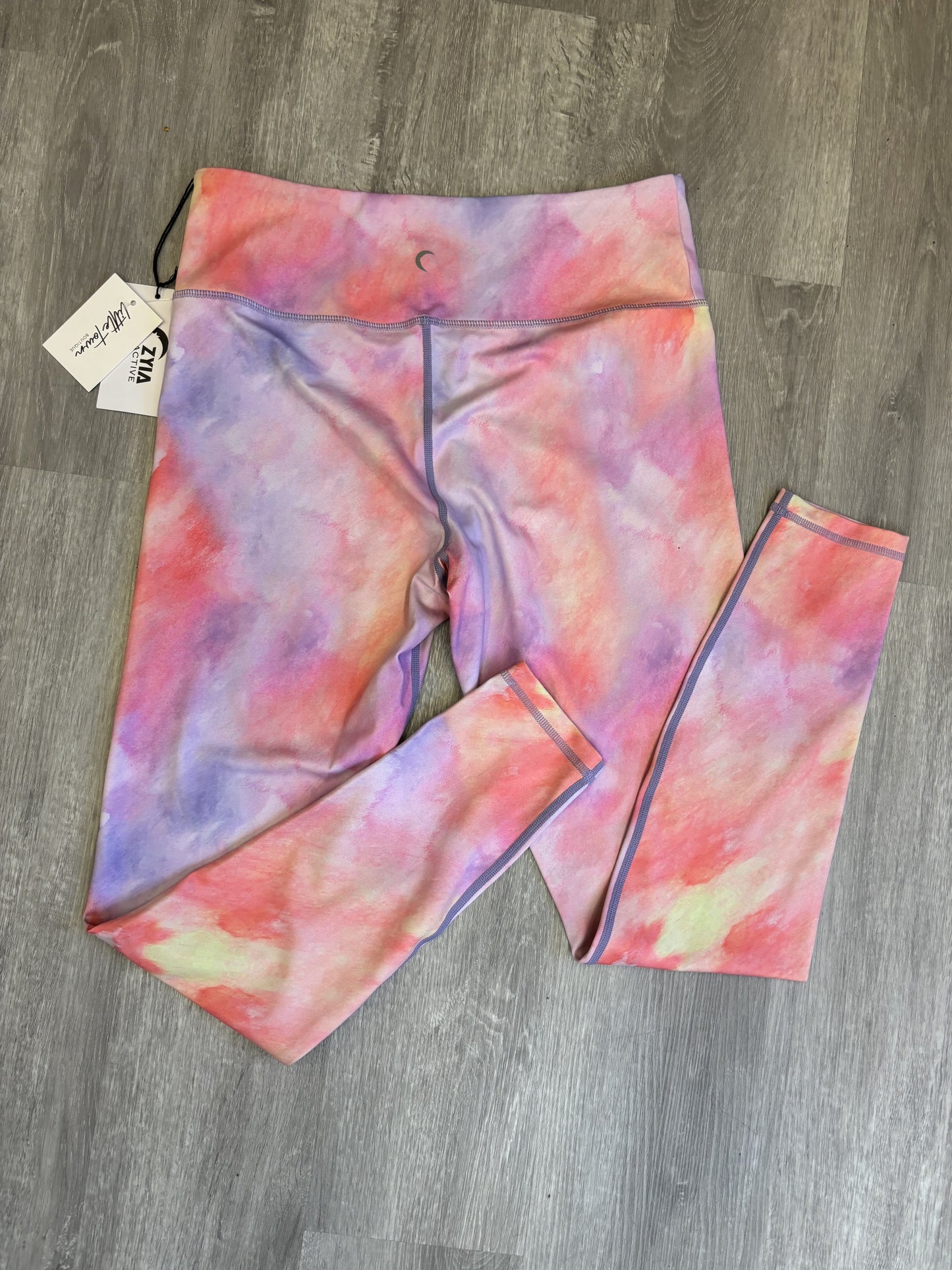NWT Zyia Sorbet Sunset Light n Tight Hi-Rise Leggings (Size 12)