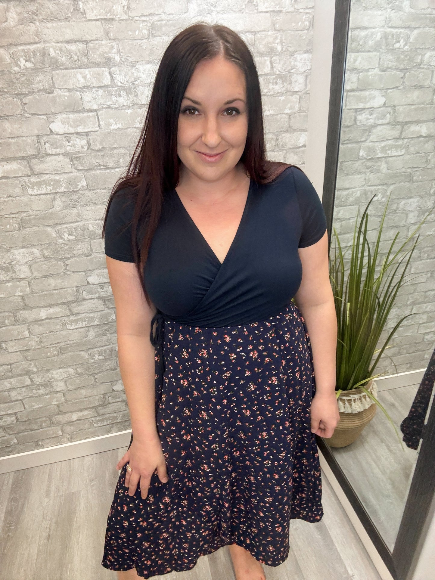 The Callie Midi Wrap Dress