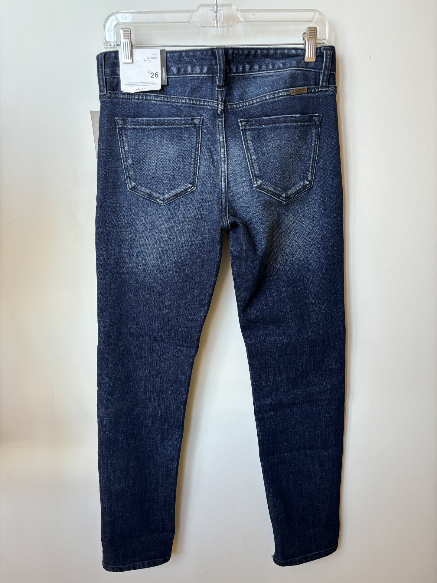 NWT - Kancan Cane Mid Rise Slim Straight Leg