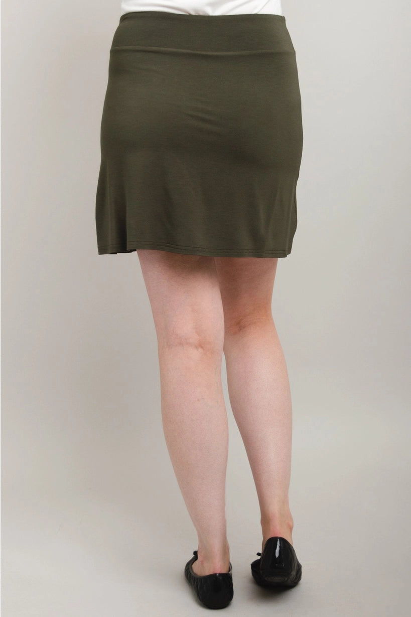 Melly Bamboo Skort - Olive