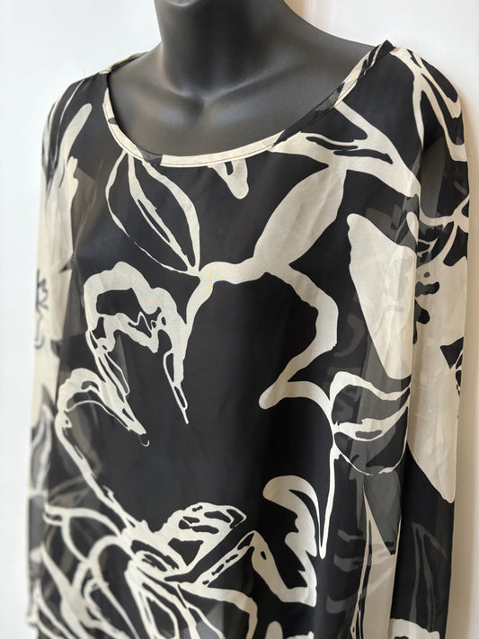 Pre-Loved Orange Fashion Pull- On Kimono