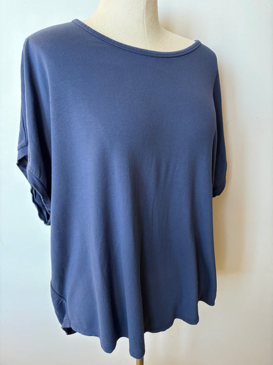 Pre-Loved Buffalo Short Sleeve Tunic - Slate