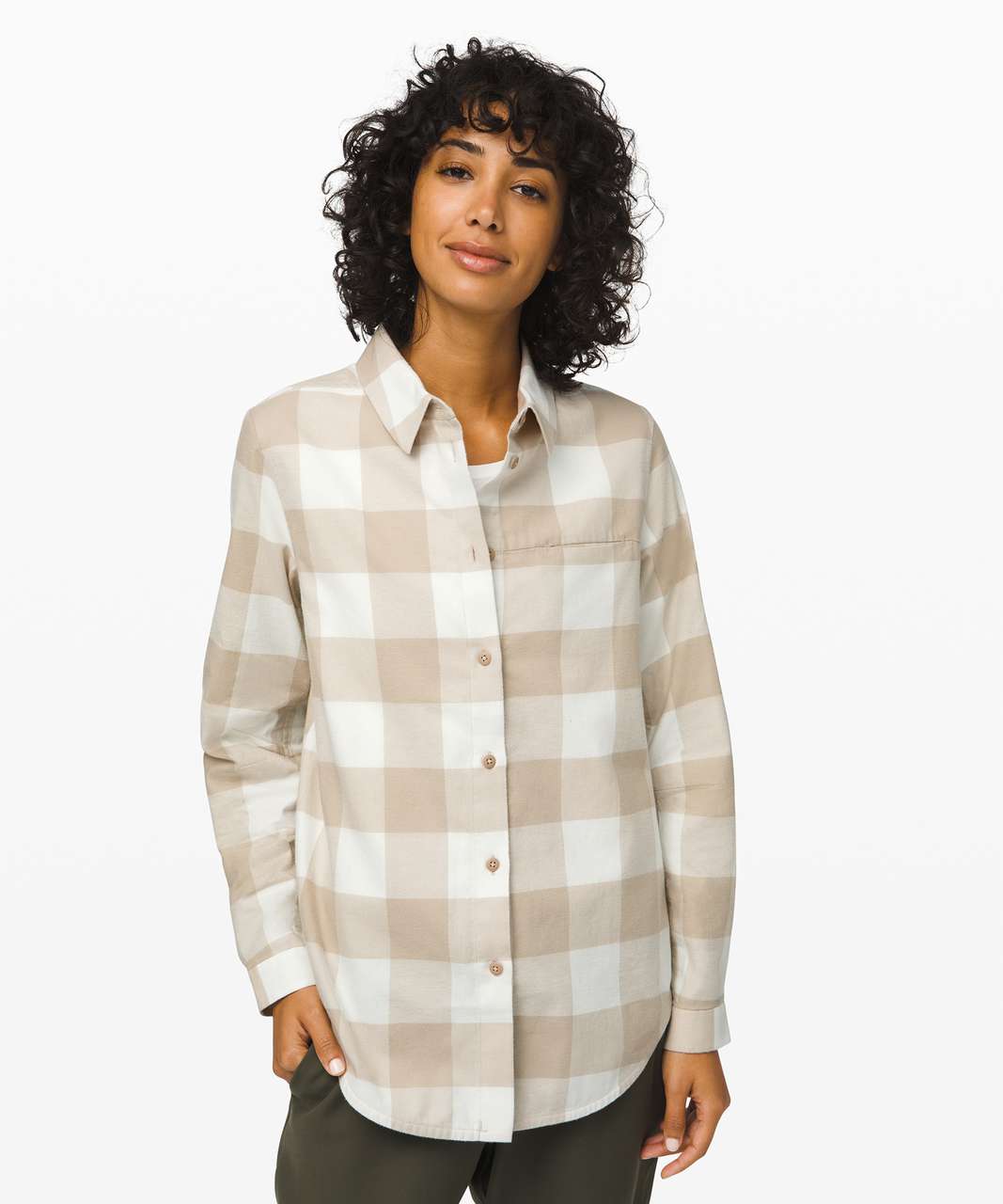Pre-Loved Lulumon Plaid Shirt