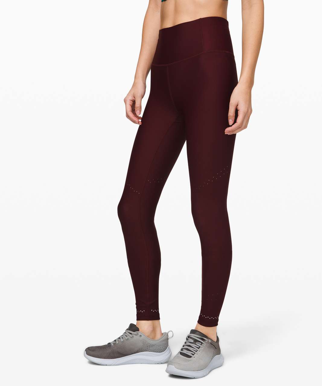 PRELOVED Lululemon Zoned In Tight Plum 27" (Size 10)