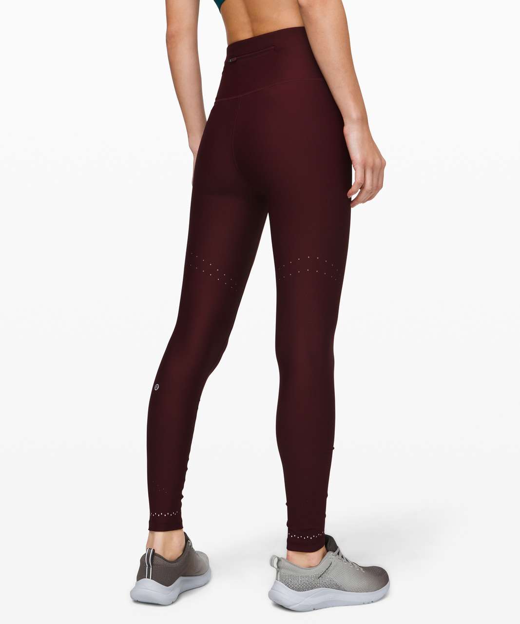 PRELOVED Lululemon Zoned In Tight Plum 27" (Size 10)