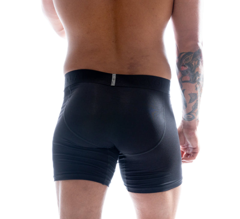 JOURNEY MEN'S BOXER BRIEF - OBSIDIAN