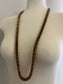 Crystal Rope Style Necklace & Earrings Set - Rose